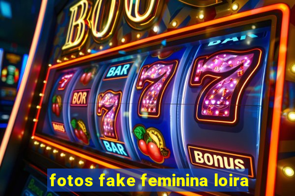 fotos fake feminina loira